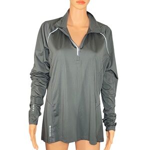 OGIO Endurance Gray Pull Over Quarter-Zip Size XL Performance Wear Gym Work Out